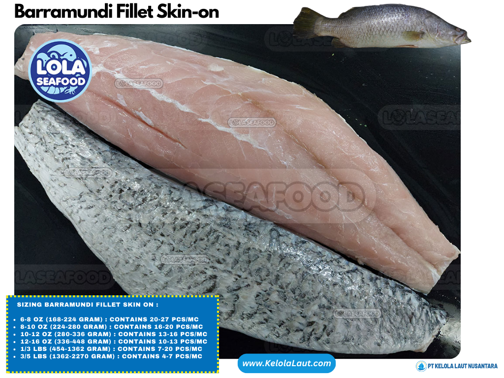 Barramundi Fillet Skin On